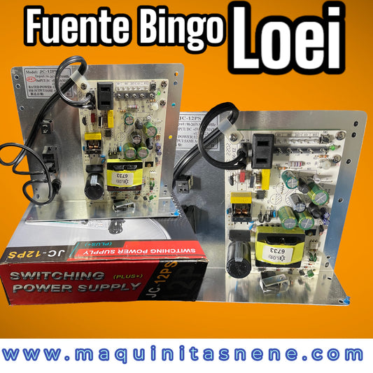 Fuente para Tragamonedas  LOEI